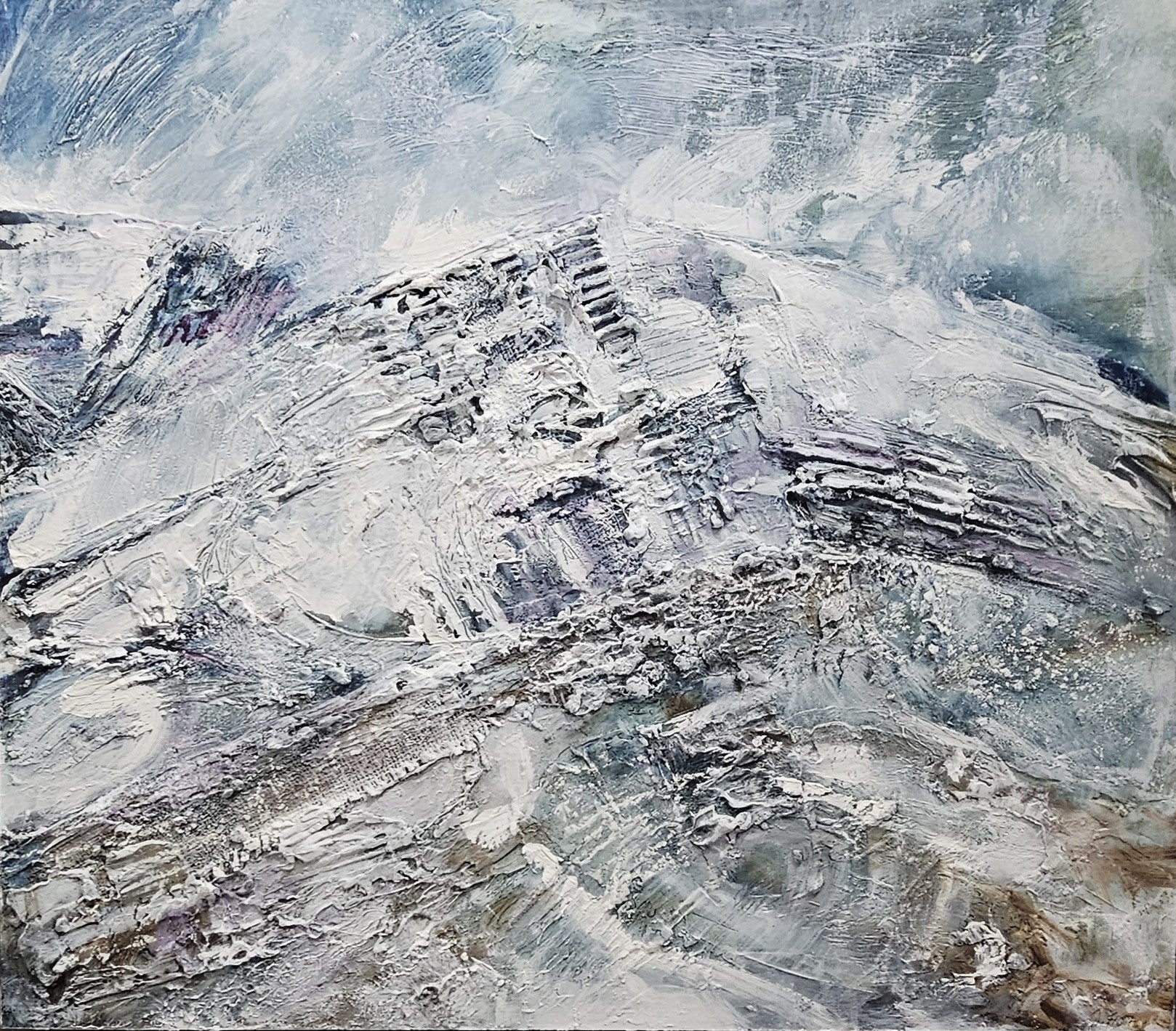 Snow across the Brecons