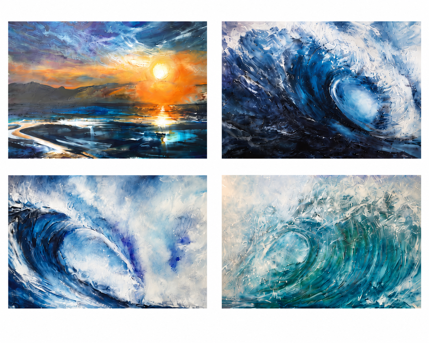 The Blue Collection – Complete Set of Four