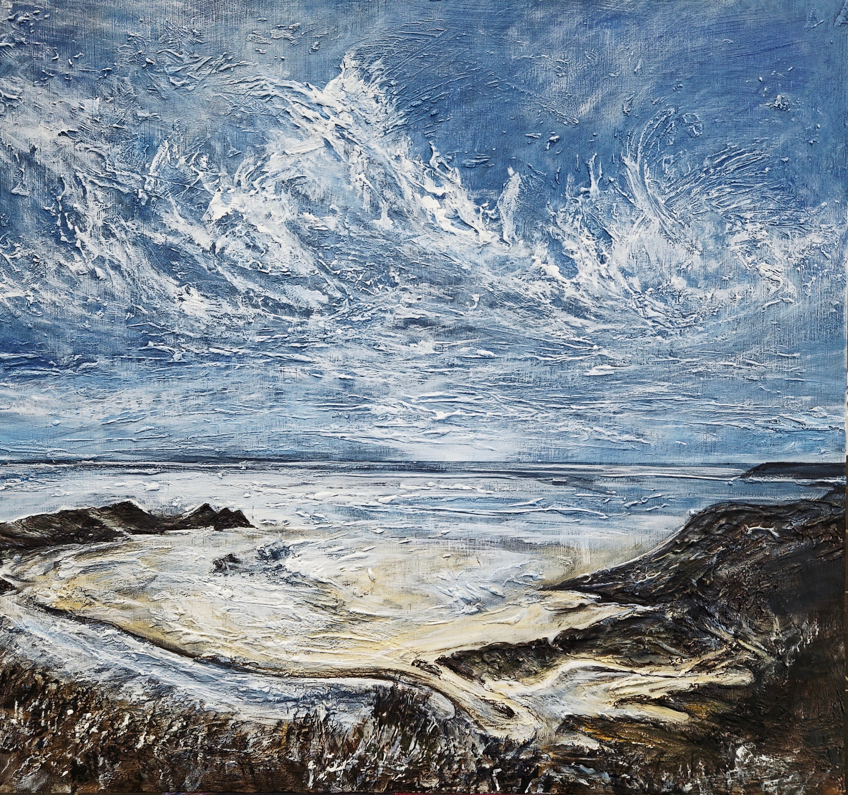 Three Cliffs, February Light - Ltd. Edition Fine Art Print